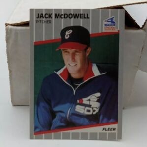 Full Box Of Fleer Jack McDowell 1989 Baseball Cards Over 800 Cards